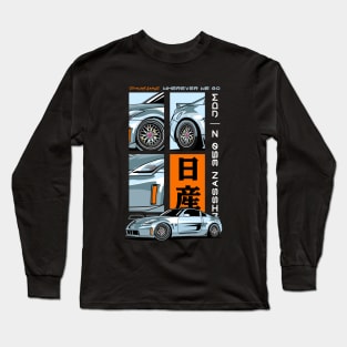 Fairlady 350Z Drift Car Long Sleeve T-Shirt